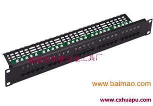 48口屏蔽配线架 网络机房的精密“接线员”